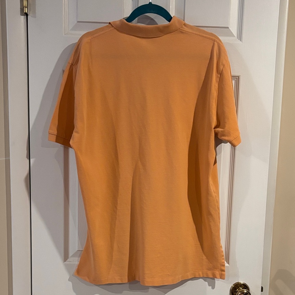 Polo by Ralph Lauren Men's Iconic Mesh Polo Shirt‎ in Orange size XL - Picture 4 of 5